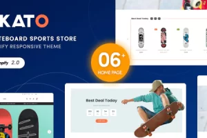 Skato v1.0.0 – 滑板运动商店 Shopify 2.0 主题