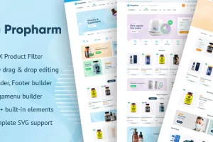 Propharm v1.6 – 药房和医疗 WordPress WooCommerce 主题