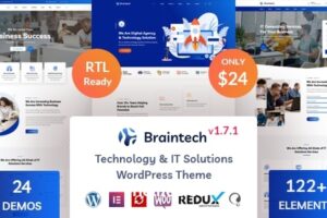 Braintech v2.5.2 – 技术和 IT 解决方案 WordPress 主题