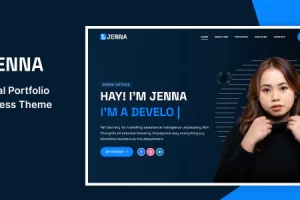 Jenna v1.0 – 个人作品集 WordPress 主题