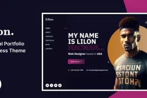 Lilon v2.0 – 个人作品集 WordPress 主题