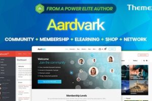 Aardvark v4.46 – 社区、会员、BuddyPress 主题