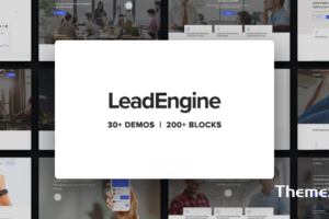 LeadEngine v4.4.0 – 带页面生成器的多用途主题