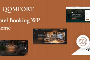 Qomfort v1.0.0 – 酒店预订 WordPress 主题