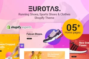 Eurotas v1.0 – 跑鞋、运动鞋和衣服 Shopify 模板