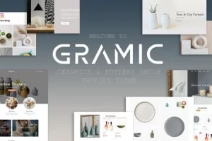 Gramic – 陶瓷和陶器装饰 Shopify 主题