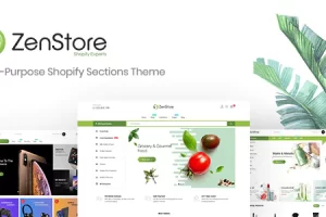 ZenStore – 多功能 Shopify 部分主题