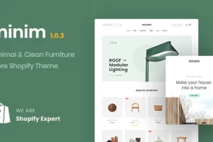 Minim v1.0.3 – 最小和干净的家具店 Shopify 主题（移动设备友好）
