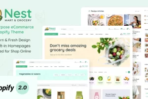 Nest v1.0.5 – 杂货店电子商务 Shopify 主题