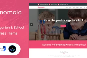 Bornomala v1.7 – 幼儿园和学校 WordPress 主题