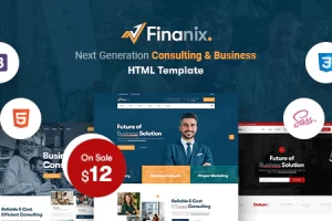 Finanix v1.0.1 – 咨询和业务 HTML5 模板