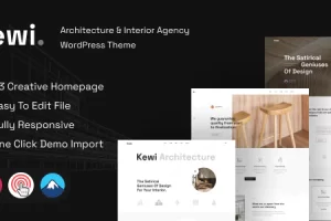 Kewi v1.0 – 建筑与室内机构 WordPress 主题