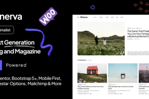 Minerva – 现代博客 WordPress 主题 – 2023 年 7 月 10 日