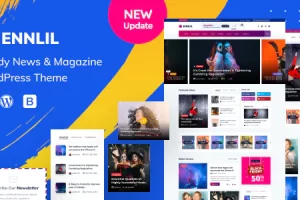Ennlil v1.0.1 – 现代杂志 WordPress 主题 + WooCommerce