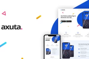 Axuta – 应用程序登陆页面模板