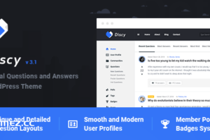 Discy v5.6.0 – 社交问答 WordPress 主题