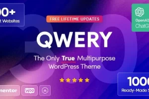 Qwery v3.0 – 多用途商业 WordPress 主题 + RTL