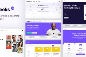 Geeks v1.2.16 – 在线学习市场 WordPress 主题
