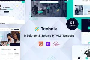 Technix – 技术和 IT 解决方案 HTML 模板