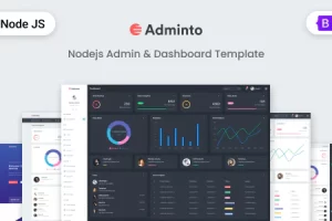 Adminto – NodeJS 管理和仪表板模板