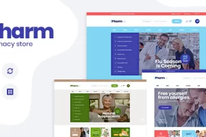 IPharm v1.0.8 – 在线药房和医疗 WordPress 主题