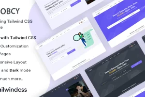 Jobcy – Tailwind CSS 职位列表和职位板模板