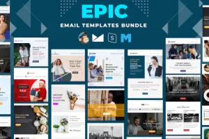Epic – 多概念电子邮件模板捆绑包