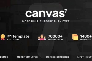 Canvas v7.1.1 – 多用途 HTML5 模板