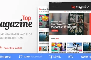 Top Magazine v1.2.2 – 博客和新闻 WordPress 主题