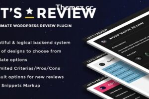 Let’s Review v3.4.2 – 具有联盟选项的 WordPress 插件