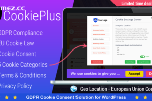 Cookie Plus v1.6.3 – GDPR Cookie 同意解决方案