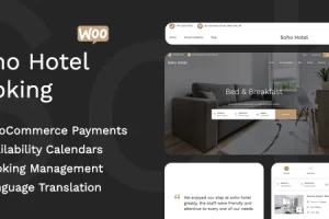 Soho Hotel v4.2.4 – 响应式酒店预订WP主题