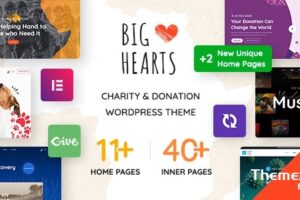 BigHearts v3.0.0 – 慈善与捐赠 WordPress 主题