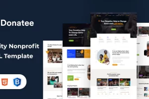 Donatee – 非营利慈善机构 HTML 模板