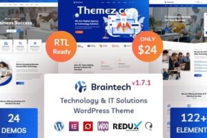 Braintech v2.5.4 – 技术和 IT 解决方案 WordPress 主题