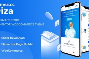 Diza v1.2.10 – 药店 Elementor WooCommerce 主题