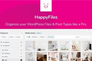Happy Files Pro v1.8.3 – 整理您的 WordPress 媒体文件