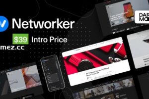 Networker v1.1.9 – 具有深色模式的科技新闻 WordPress 主题