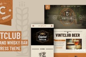 VintClub v1.1.0 – 酒吧和威士忌酒吧 WordPress 主题