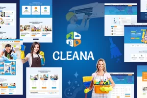 Cleana – 清洁服务 HTML5 网站模板