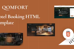 Qomfort – 酒店预订 HTML 模板