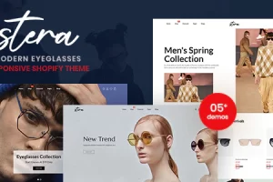 Stera – 现代眼镜响应式 Shopify 主题