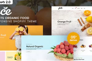 Juce – 水果有机食品响应式 Shopify 主题