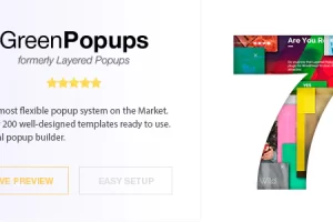 Green Popups (formerly Layered Popups) v7.4.3 – WordPress 的弹出窗口插件