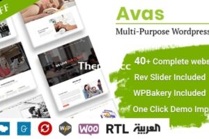 Avas v6.4 – 多用途 WordPress 主题