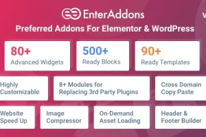 Enter Addons Pro v1.0.4 – Elementor 和 WordPress 的首选插件