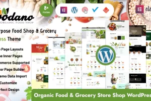 Foodano v1.0 – 天然食品店 WordPress 主题