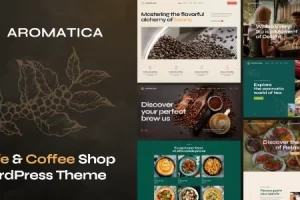 Aromatica v1.0 – 咖啡馆和咖啡店 WordPress 主题