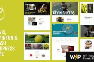 Racquet v1.3.0 – 网球、羽毛球和壁球 WordPress 主题