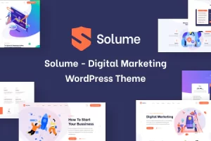 Solume v1.0.4 – 数字营销 WordPress 主题